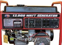 Tous Puissance 12000-w Gaz Portable Powered Générateur Avec Démarrage Électrique Accueil Rv