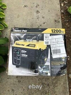 Trades Pro 1200-w 2 Course Portable Gas Powered Generator Home Backup Rv Camping