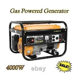 USA 4000w Portable Home Emergency Gas Powered Generator Moteur 120v Recoil Start