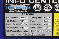 Un générateur à onduleur alimenté par gaz A iPower de 2000 watts SC2000i