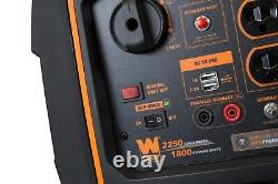 Wen 56225i Super Silencieux 2250-watt Générateur D'onduleur Portable Avec Arrêt De Carburant