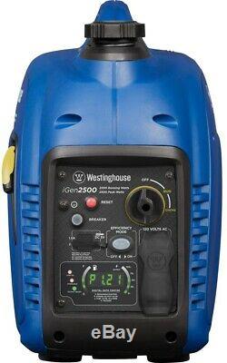 Westinghouse Inverter Generator 2500/2200 Watts Super Gas Powered Calme Avec